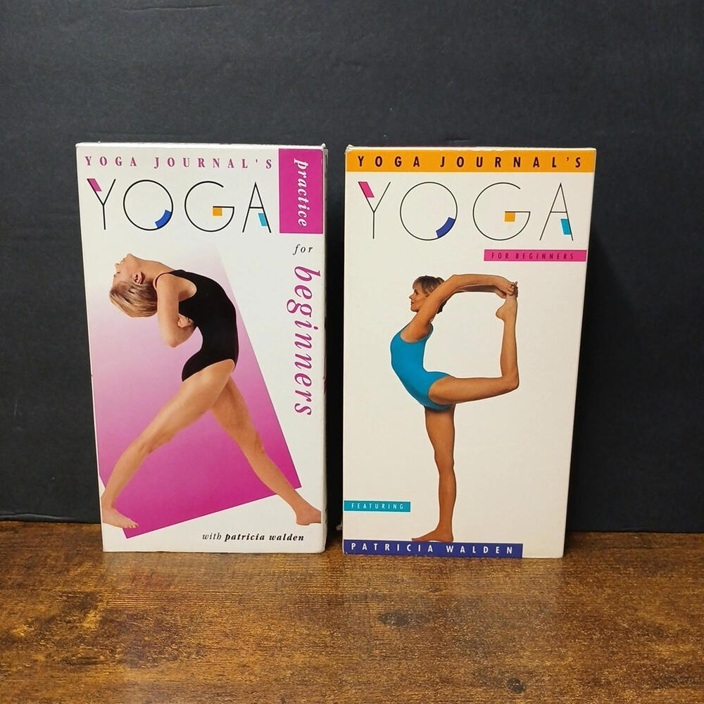 Yoga For Beginners VHS Tape Lot, Yoga Journal, Featuring Patricia Walden